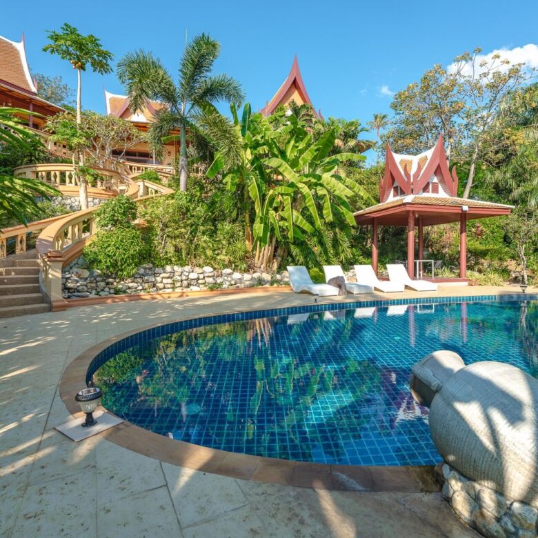 Luxury 7-Bedroom Thai-Style Villa – Layan Beach, Phuket