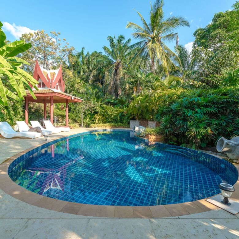 Luxury 7-Bedroom Thai-Style Villa – Layan Beach, Phuket