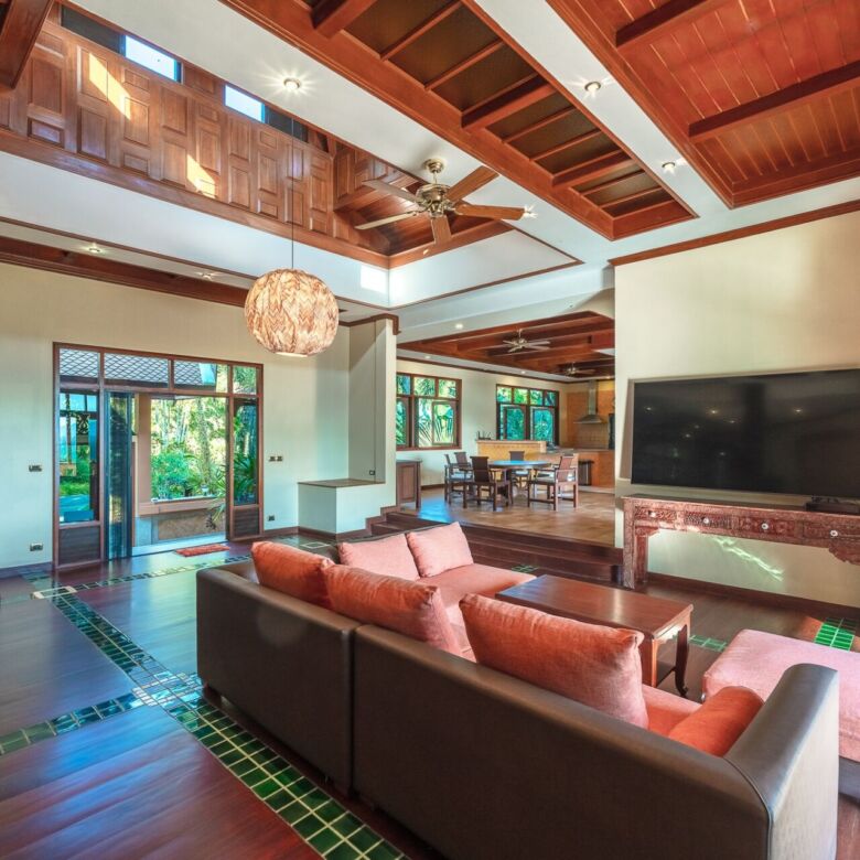 Luxury 7-Bedroom Thai-Style Villa – Layan Beach, Phuket