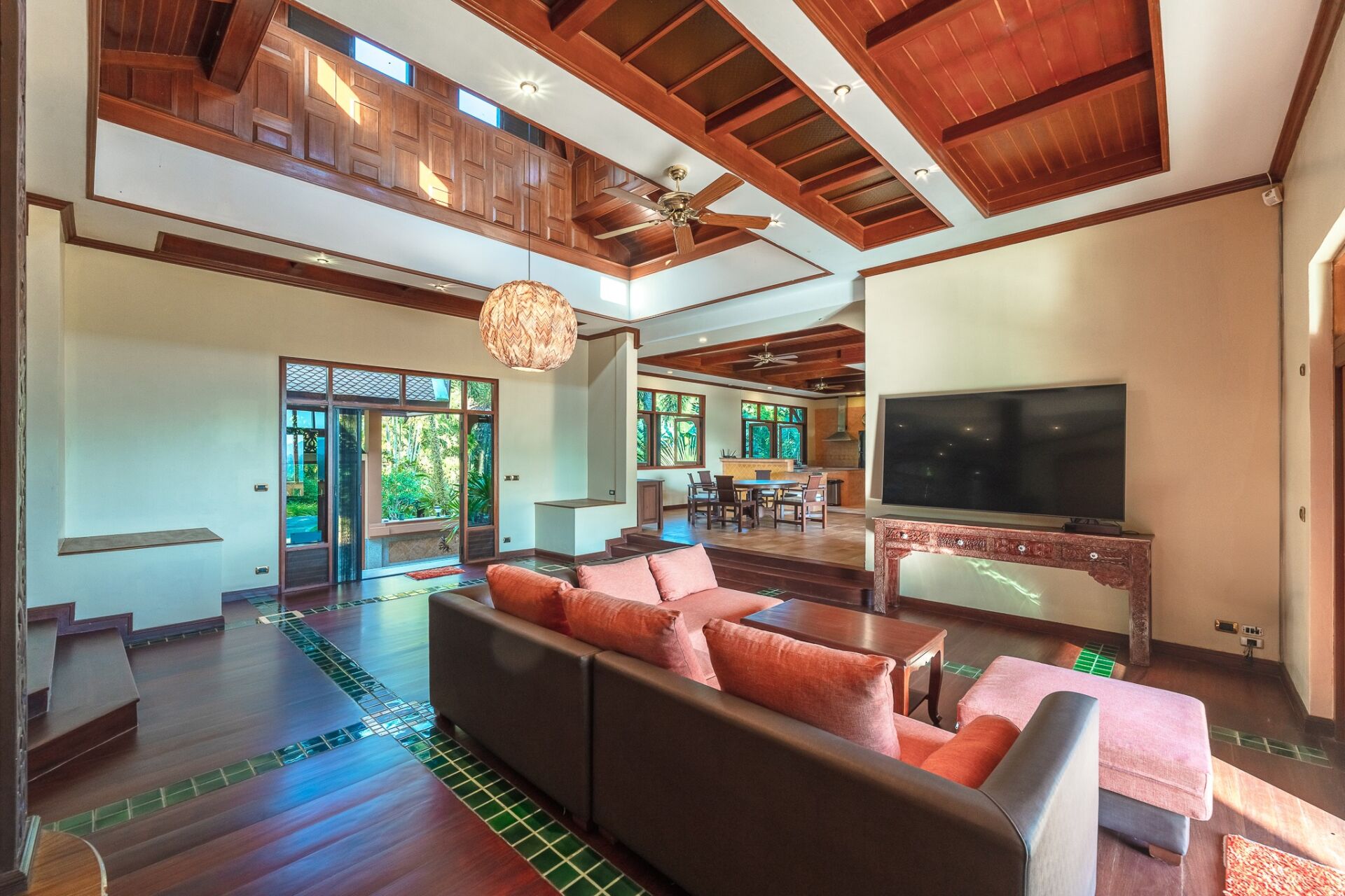 LW107456-HDR Luxury 7-Bedroom Thai-Style Villa – Layan Beach, Phuket