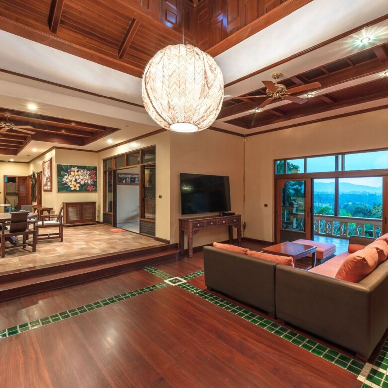 Luxury 7-Bedroom Thai-Style Villa – Layan Beach, Phuket