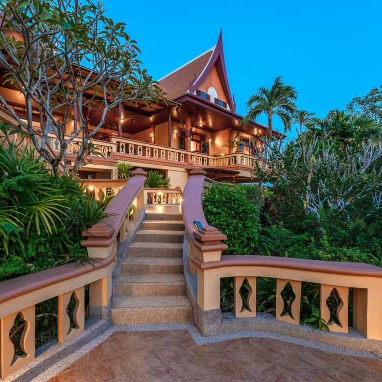 Luxury 7-Bedroom Thai-Style Villa – Layan Beach, Phuket