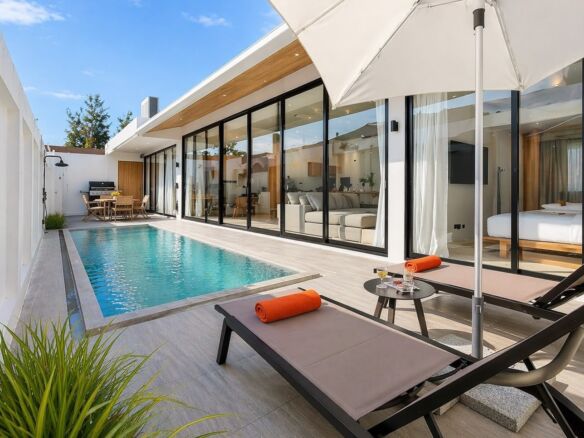 Modern 3-Bedroom Private Pool Villa for Rent in Cherngtalay, Phuket
