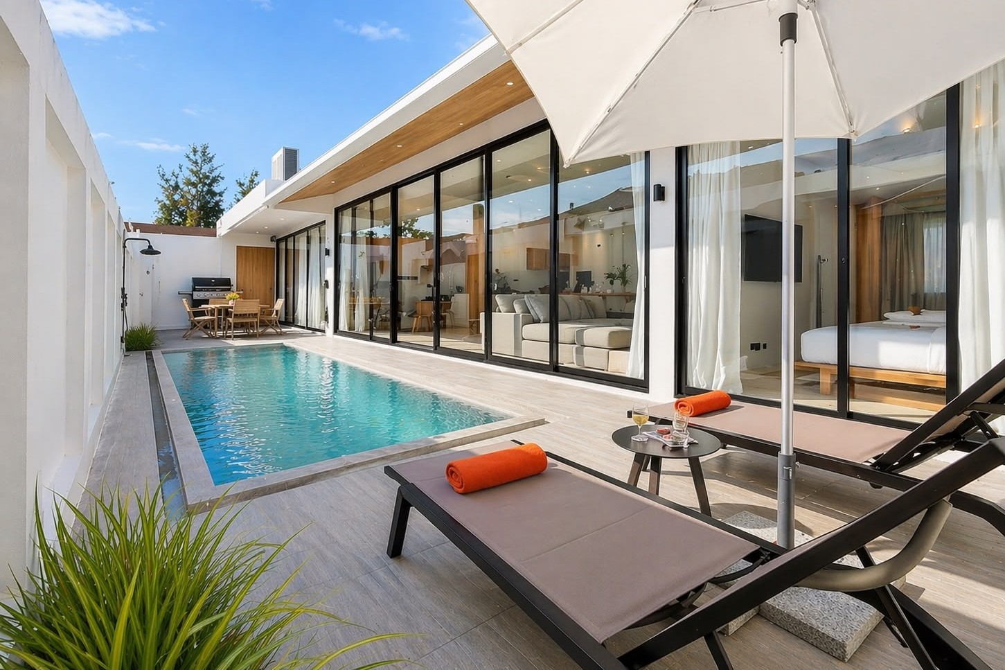 Modern 3-Bedroom Private Pool Villa for Rent in Cherngtalay, Phuket