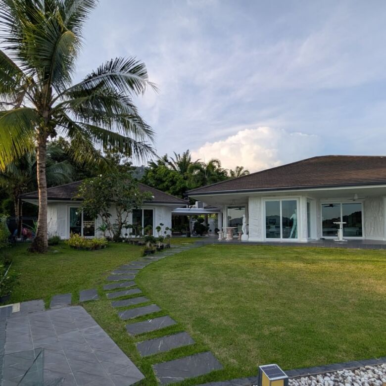 Luxury Villa for Sale in Kathu, Phuket – Golf Course Location with Lake and Mountain Views