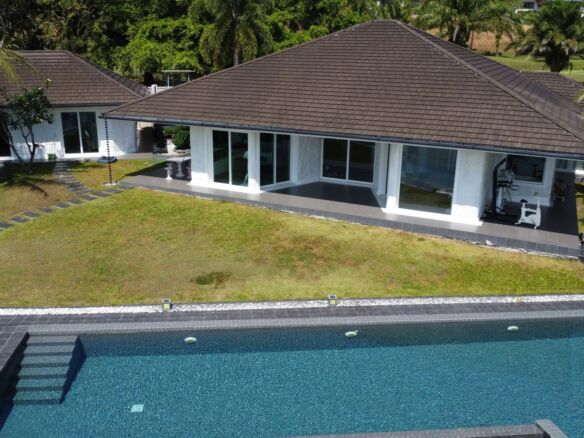 Luxury Villa for Sale in Kathu, Phuket – Golf Course Location with Lake and Mountain Views
