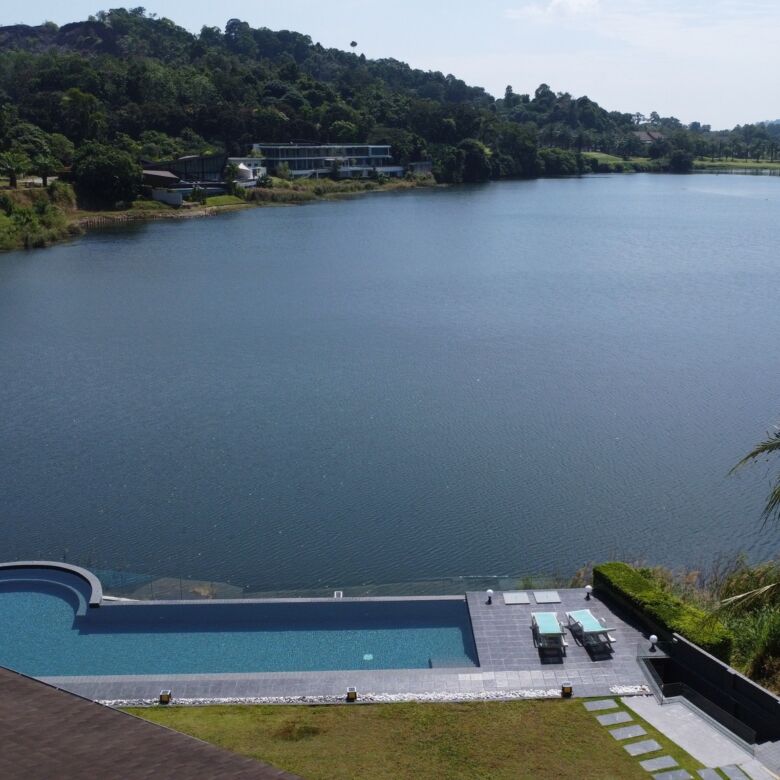 Luxury Villa for Sale in Kathu, Phuket – Golf Course Location with Lake and Mountain Views