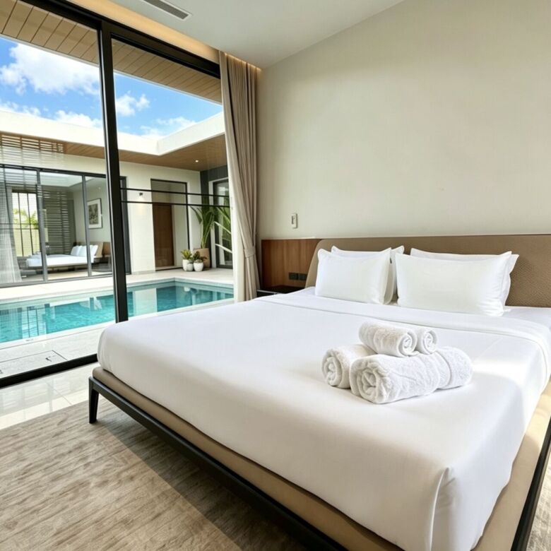 4-Bedroom Luxury Pool Villa for Rent in Chalong Bay, Phuket | Available Now