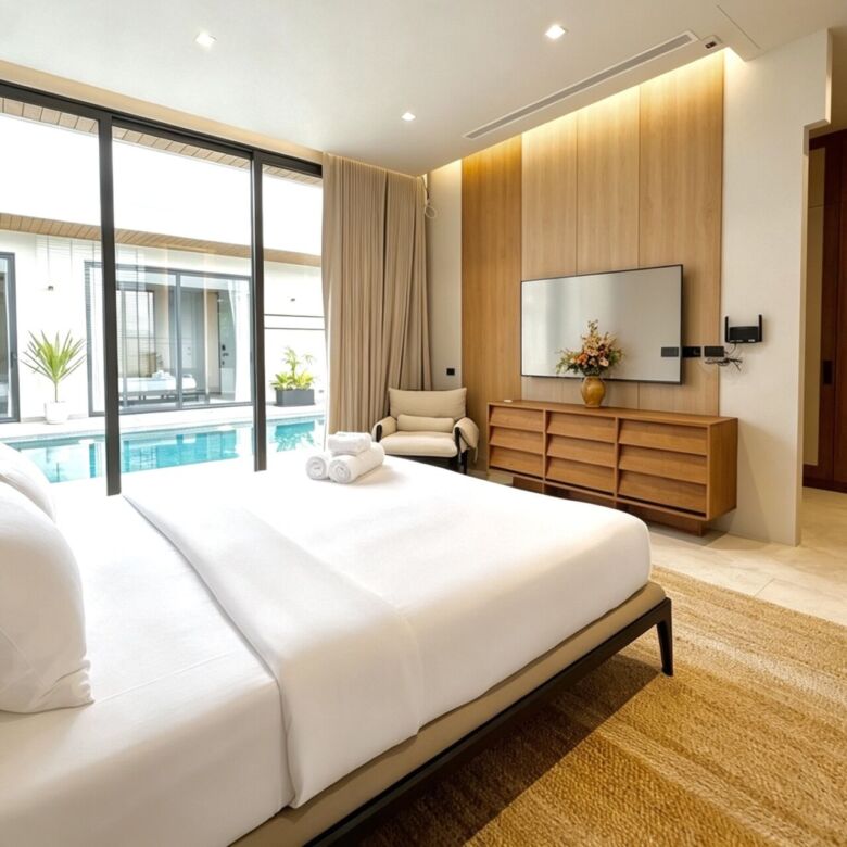 4-Bedroom Luxury Pool Villa for Rent in Chalong Bay, Phuket | Available Now