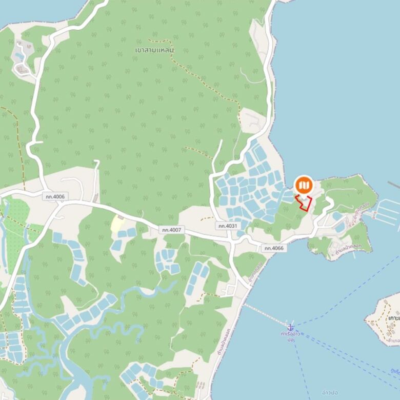 Beachfront Land for Sale in Por Bay, Phuket – 10 Rai with 33m Beachfront