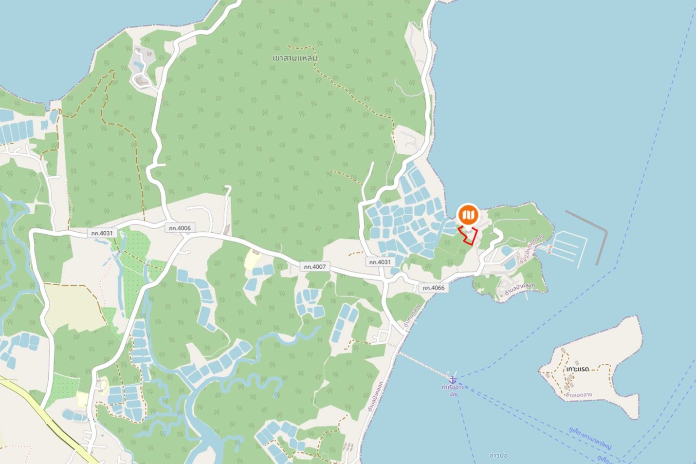 Beachfront Land for Sale in Por Bay, Phuket – 10 Rai with 33m Beachfront