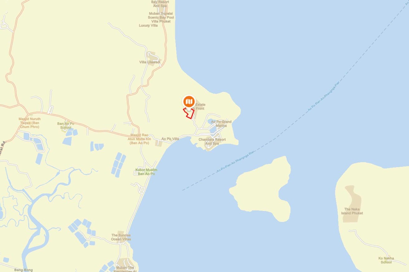 Beachfront Land for Sale in Por Bay, Phuket – 10 Rai with 33m Beachfront