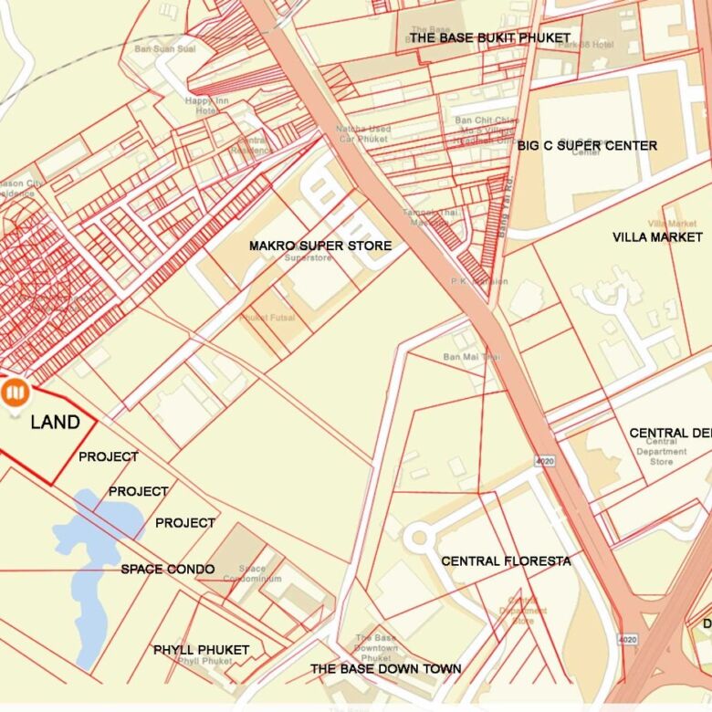 Prime Land for Development Near Central Shopping Mall, Phuket