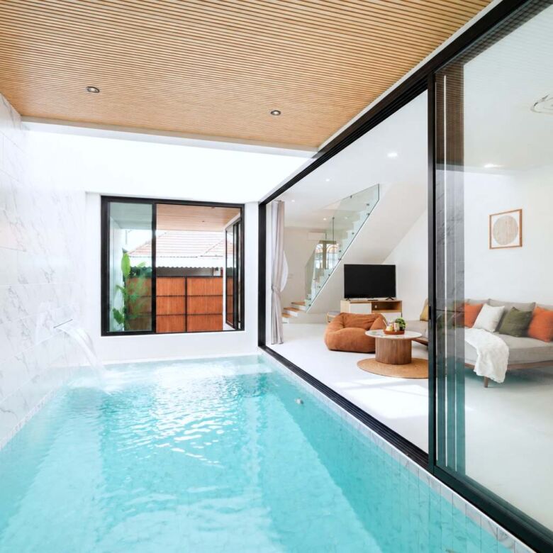 A New 3-Bedroom Private Pool Villa for rent in Pasak Soi 2, Cherngtalay