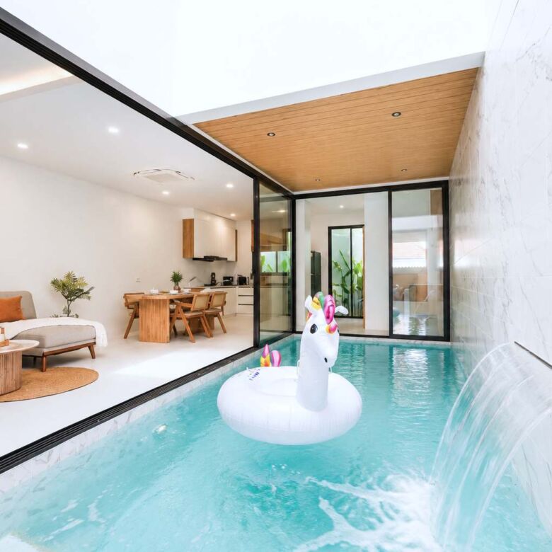 A New 3-Bedroom Private Pool Villa for rent in Pasak Soi 2, Cherngtalay