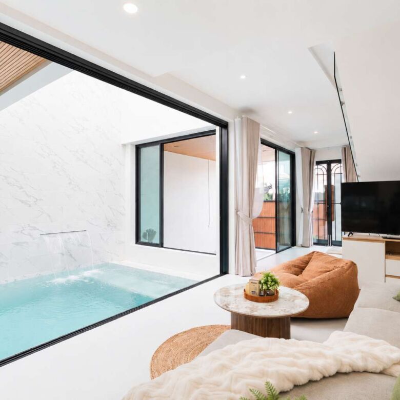 A New 3-Bedroom Private Pool Villa for rent in Pasak Soi 2, Cherngtalay