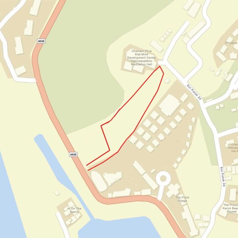 Near-the-Beach Land for Sale in Karon Beach, Phuket – 8,000 SQM | THB 300 Million