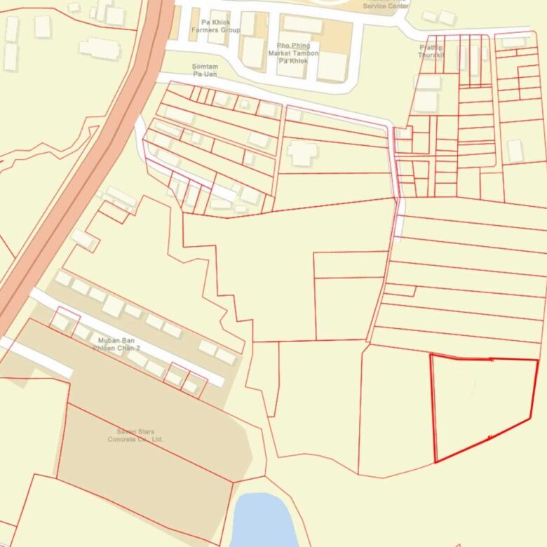 Land for Sale in Paklok, Thalang, Phuket – 6,848 SQM for Residential Development