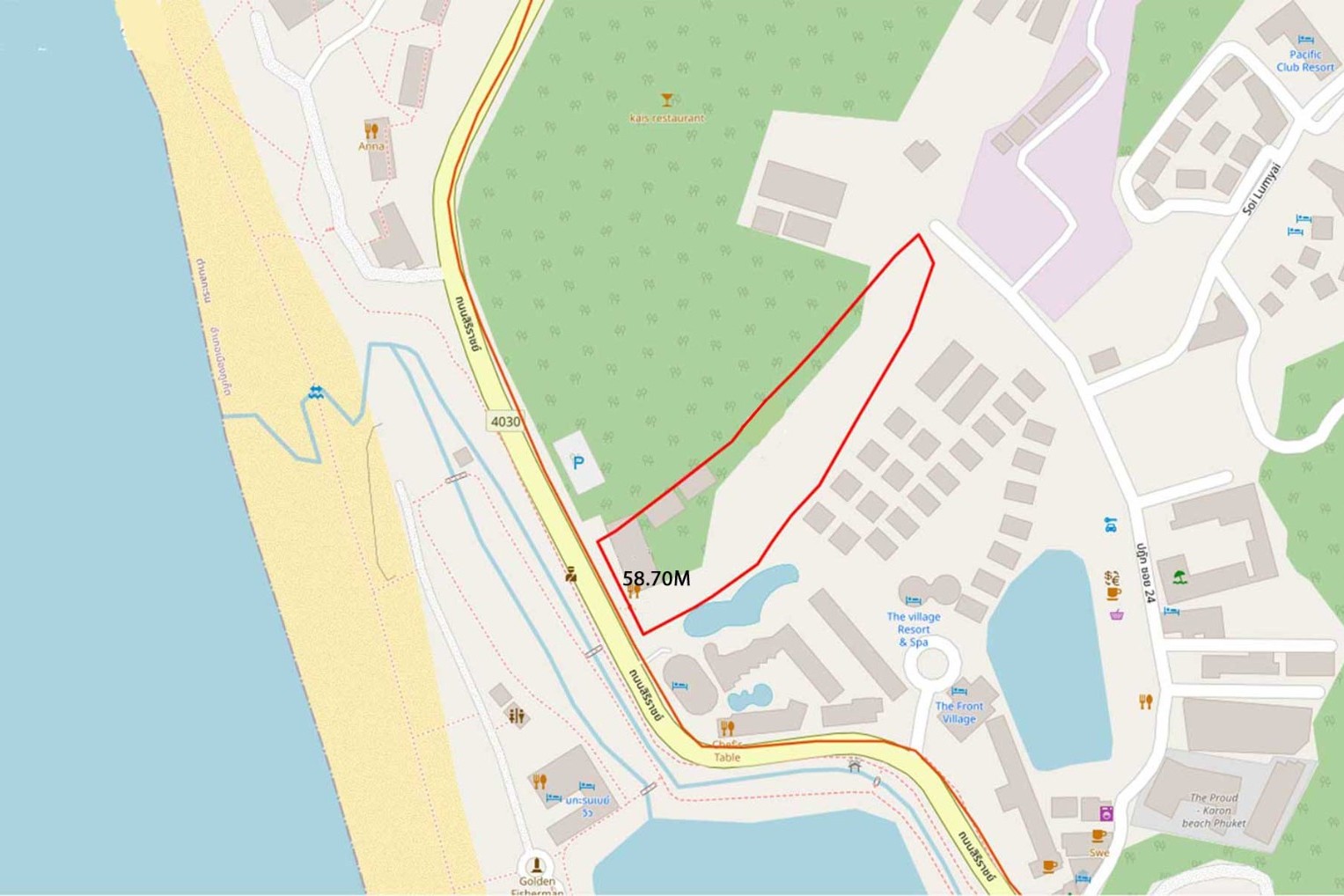 Prime Beachfront Land for Sale in Karon Beach, Phuket | 12,360 SQ.M. | THB 650 Million
